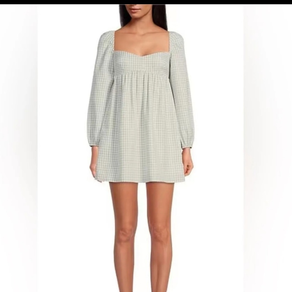 NWT .Gianni Bini  Kennedy Gingham Long
